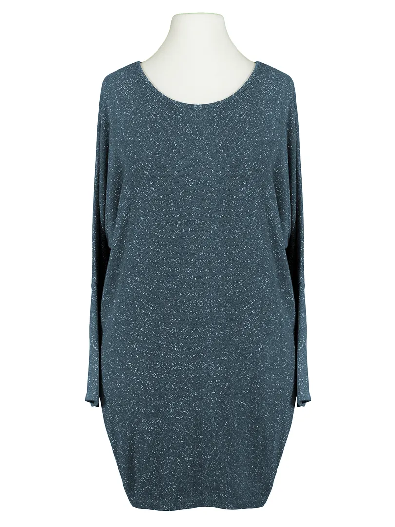 Long Shirt mit Lurex in  blau von Diana (Bild 2)