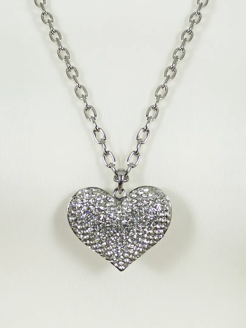 Gliederkette mit Herzanh�nger in Gliederkette mit Herzanh�nger von Fashion Jewelry (Bild 2)