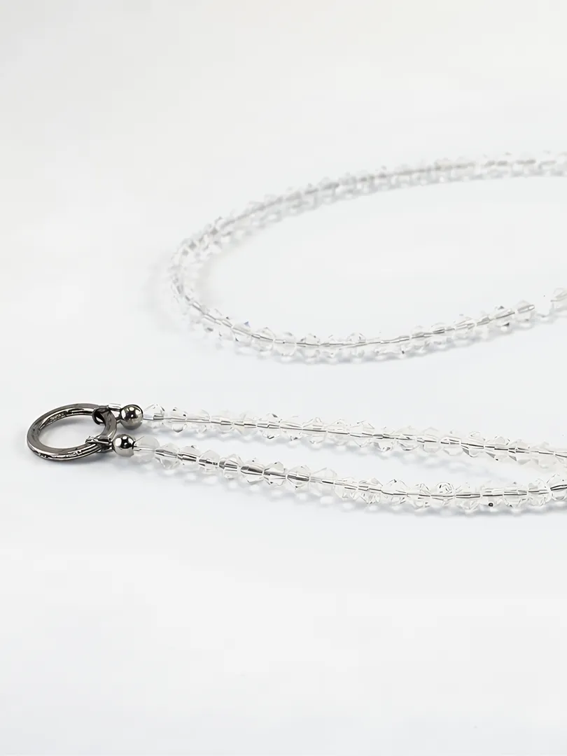Grundkette Glasperlen f�r Charms in  transparent von Fashion Jewelry (Bild 1)
