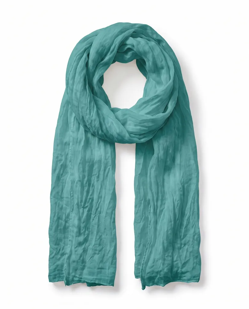 Halstuch in  aqua von fashion made in italy (Bild 2)