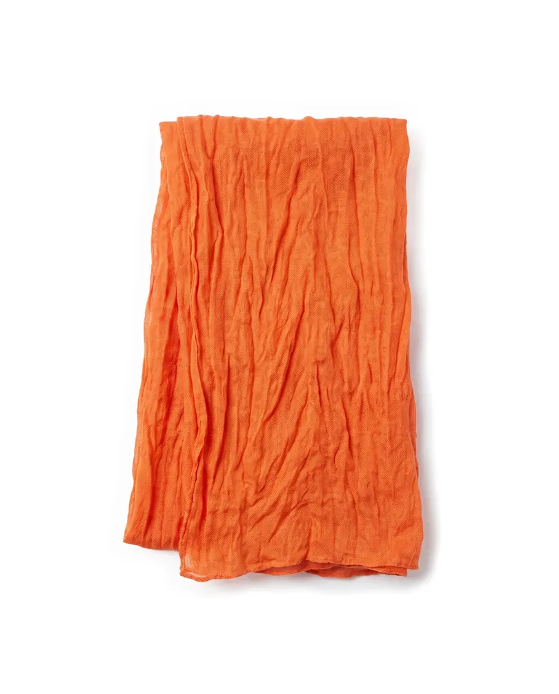 Halstuch in orange von fashion made in italy