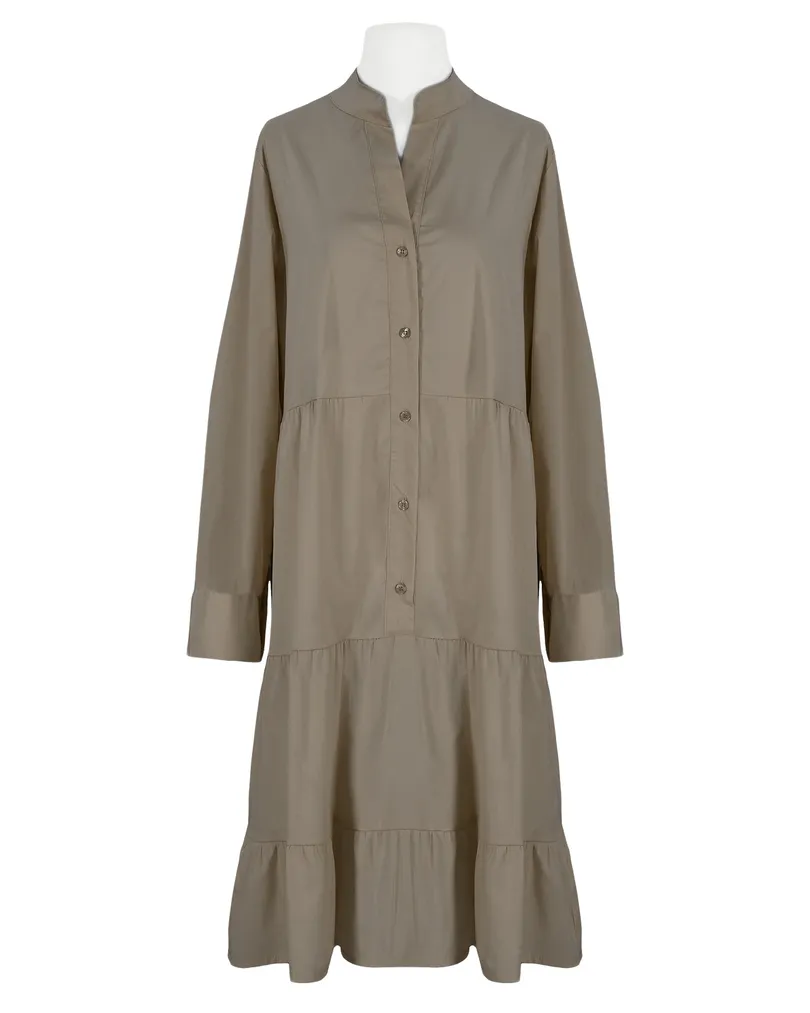 Hemdblusenkleid in  braun von New Collection (Bild 1)