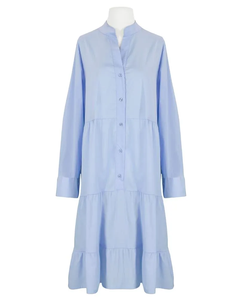 Hemdblusenkleid in  hellblau von New Collection (Bild 1)