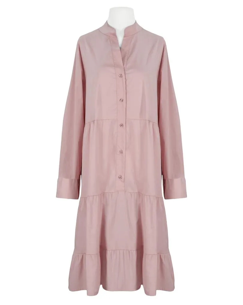 Hemdblusenkleid in  rosa von New Collection (Bild 1)