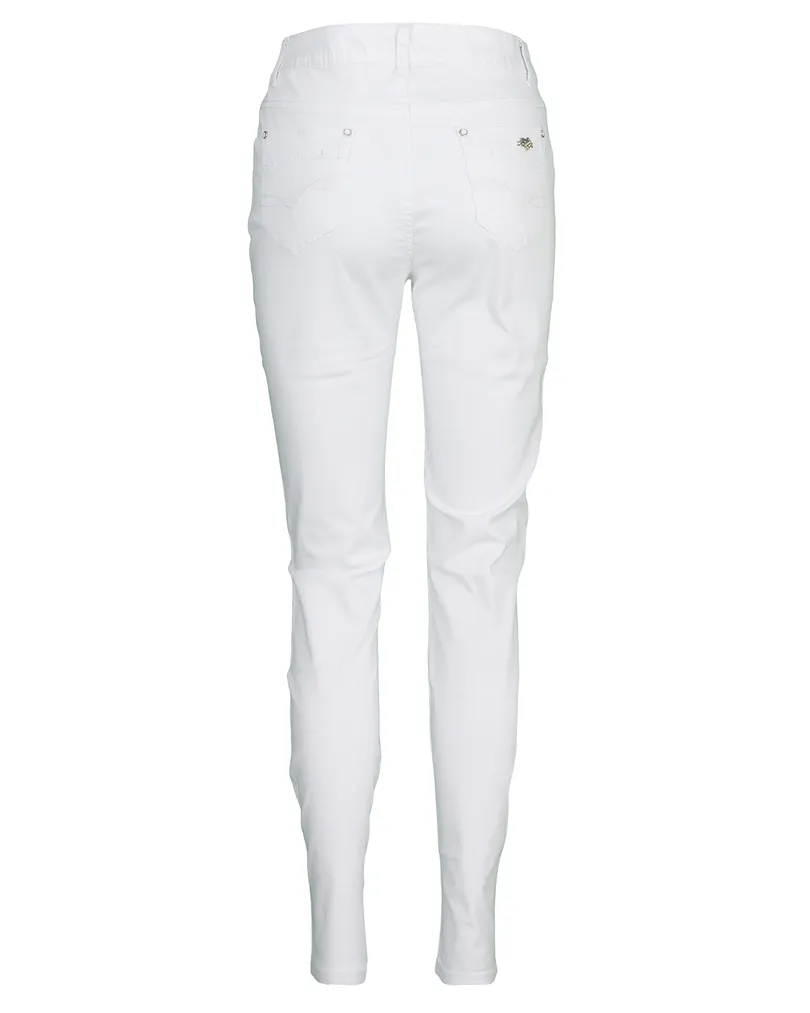 Hose Baumwolle in  wei� von X-Max Fashion (Bild 2)