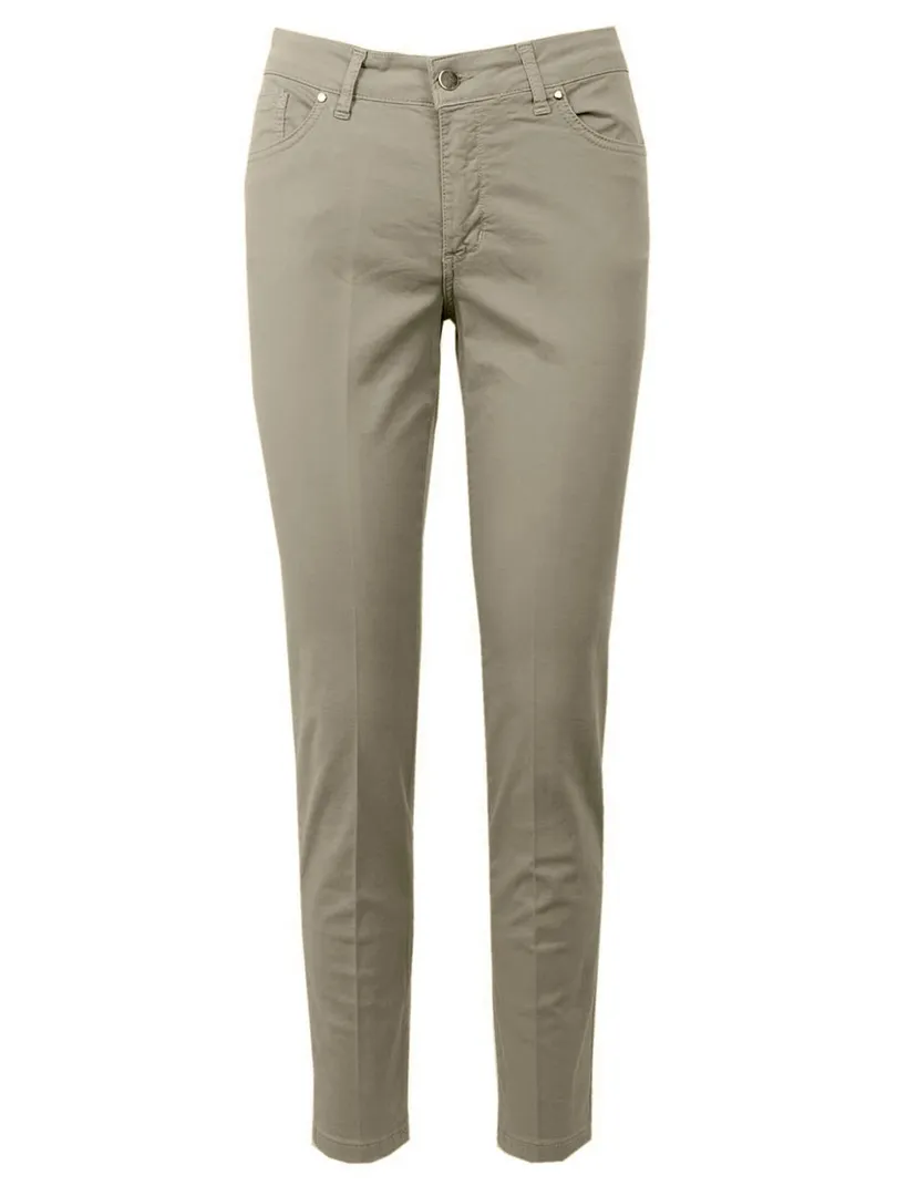 Hose Baumwollstretch in  taupe von Esvivid (Bild 1)