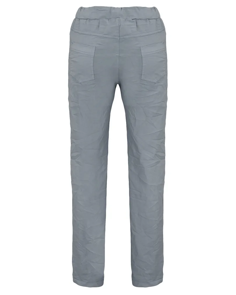 Hose Crash Optik in  dunkelgrau von Moda Italia (Bild 2)