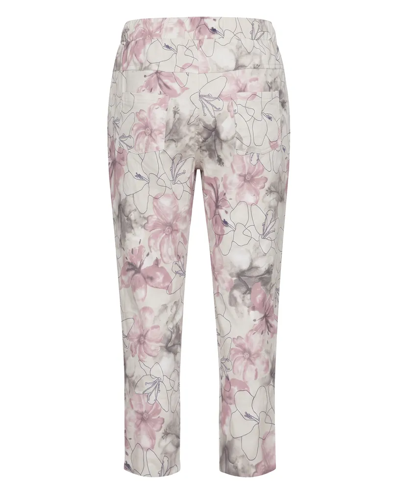 Hose Floral in  beige von Made in Italy (Bild 2)