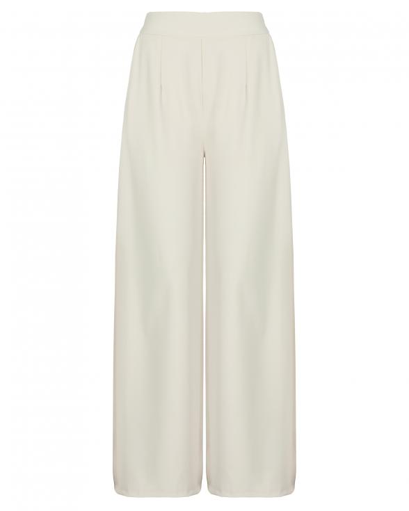 Hose Georgette in creme von Moda Italia