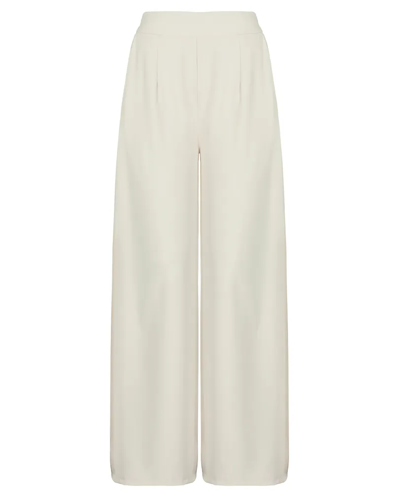 Hose Georgette in creme von Moda Italia