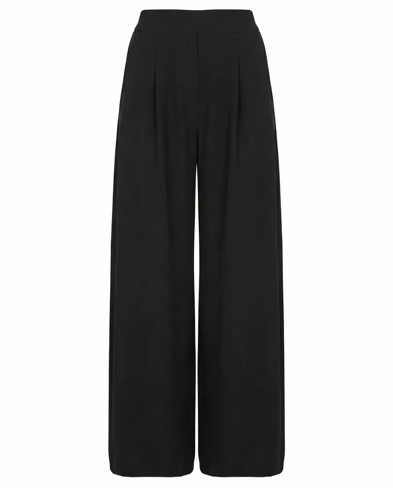 Hose Georgette in  schwarz von Moda Italia (Bild 1)