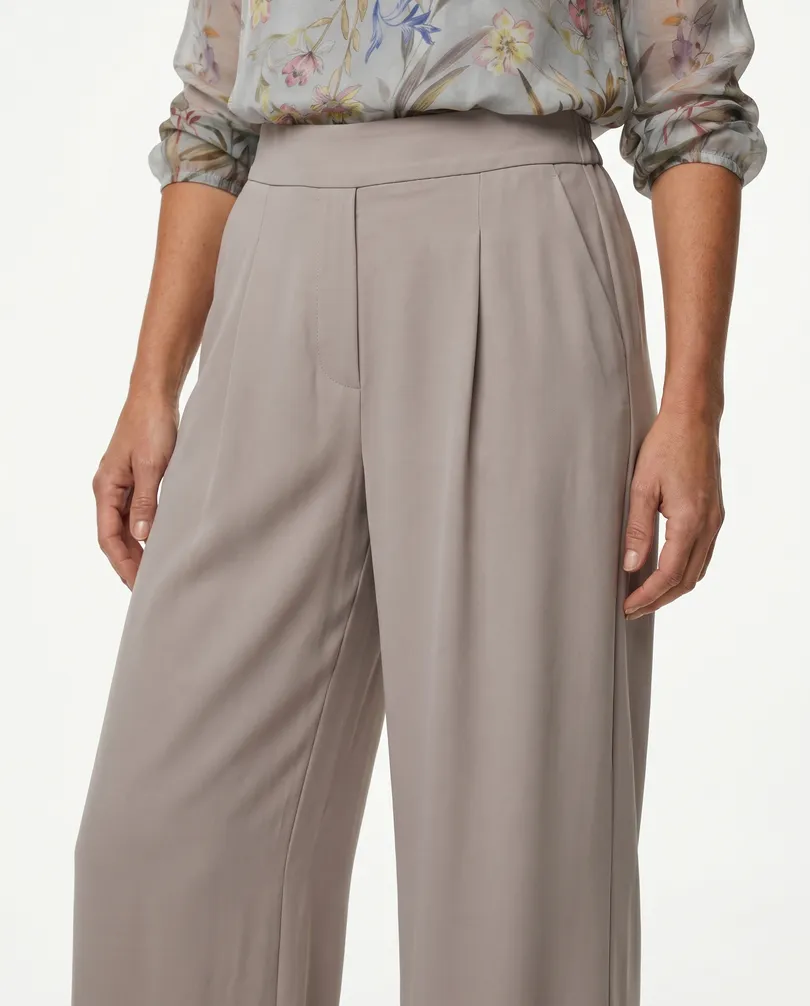 Hose Georgette in  taupe von Moda Italia (Bild 4)
