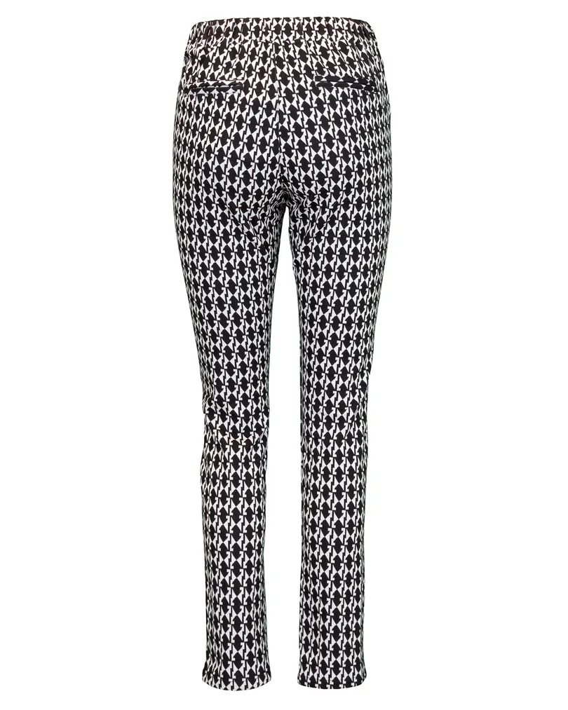 Hose Grafikmuster in  schwarz von Made in Italy (Bild 2)