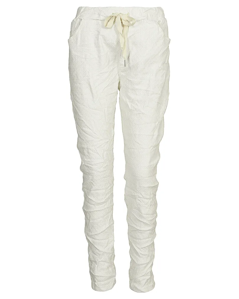 Hose im Jogging-Stil in  beige von Made in Italy (Bild 1)
