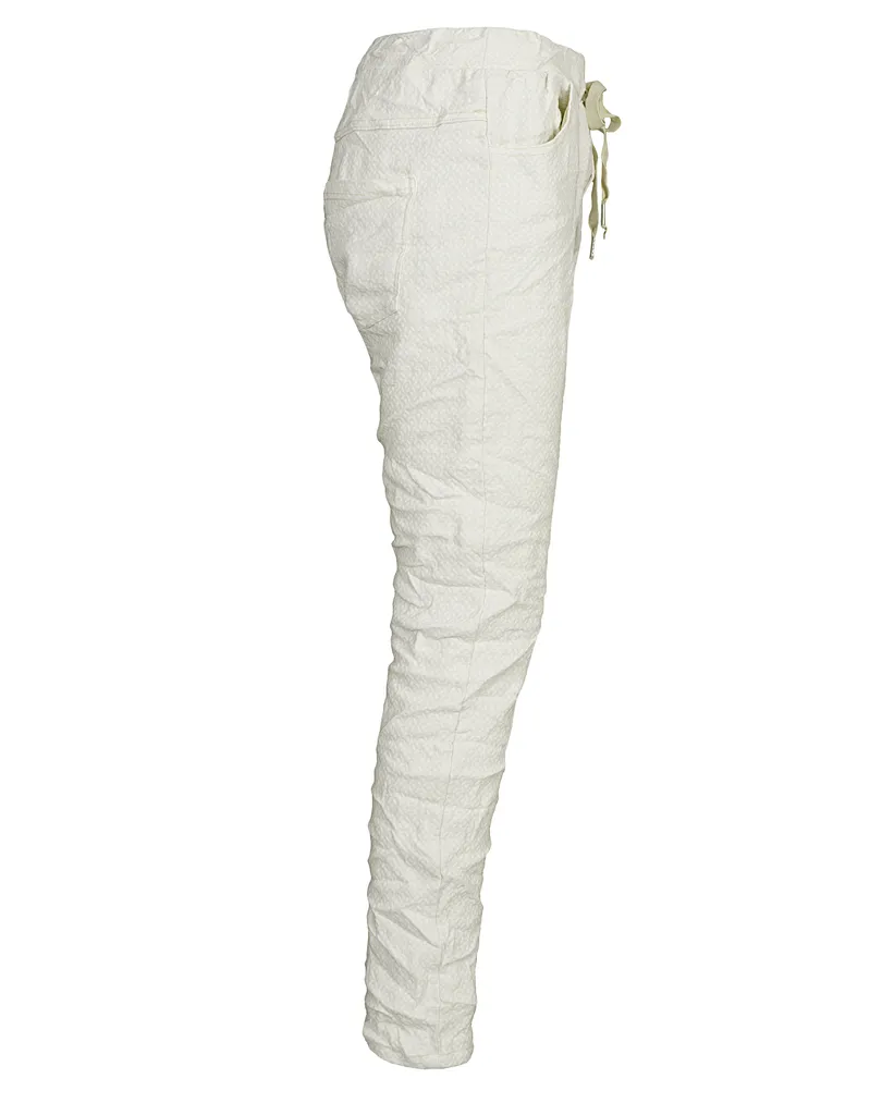Hose im Jogging-Stil in  beige von Made in Italy (Bild 2)