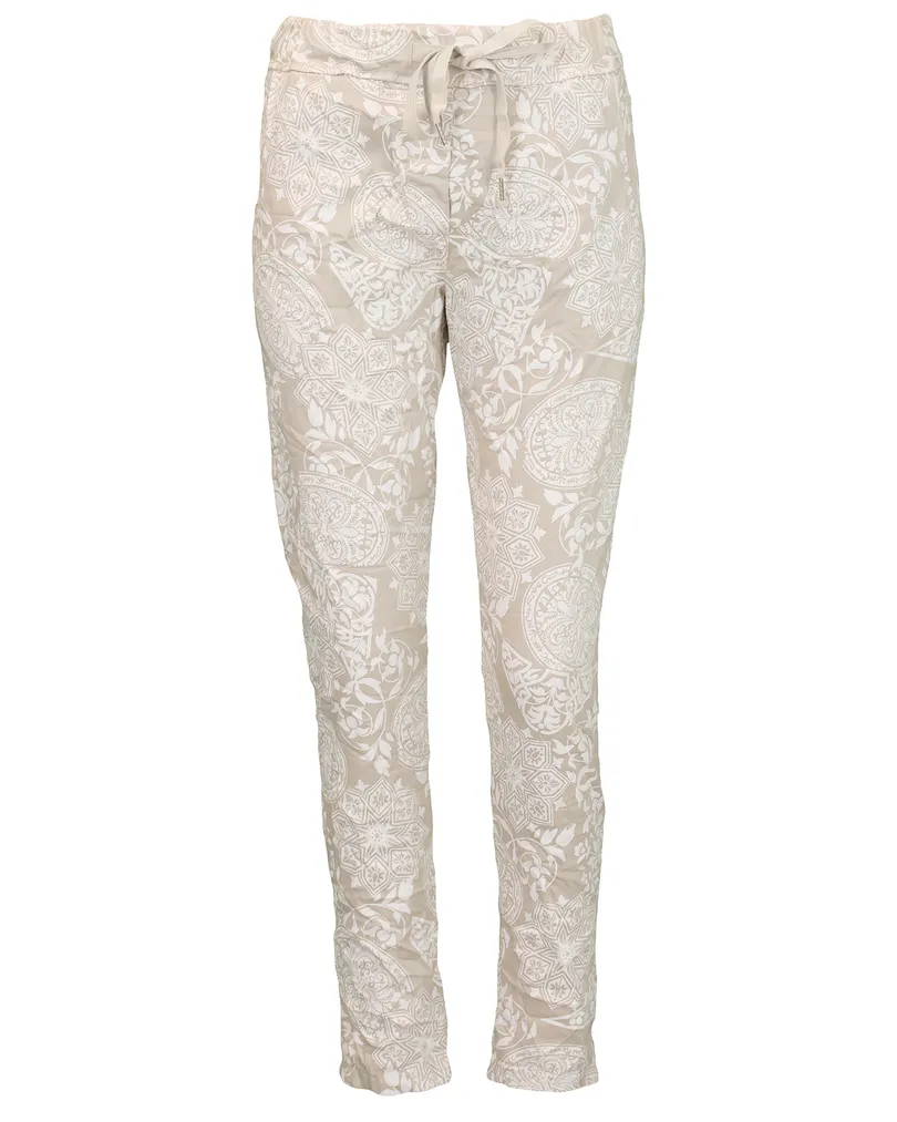 Hose Jogging-Stil Print in  beige von Livans (Bild 1)