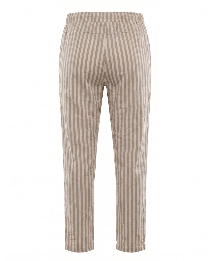 Hose mit Streifen in  beige von Secret Femme (Bild 2)
