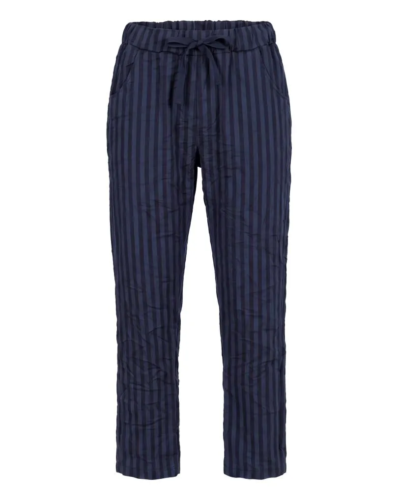 Hose mit Streifen in  dunkelblau von Selected Touch (Bild 1)
