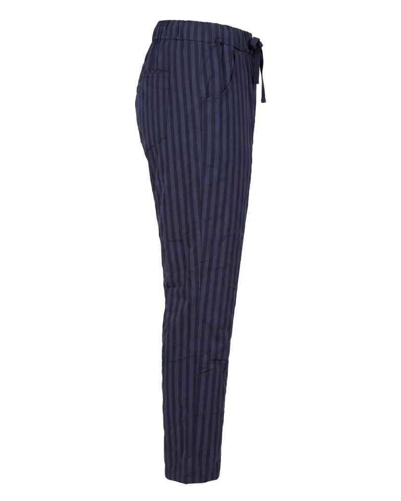 Hose mit Streifen in  dunkelblau von Selected Touch (Bild 2)