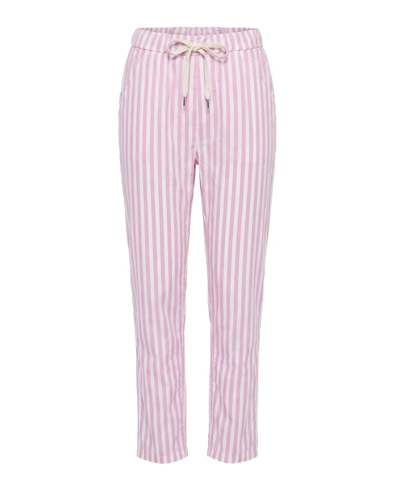 Hose mit Streifen in rosa von Selected Touch