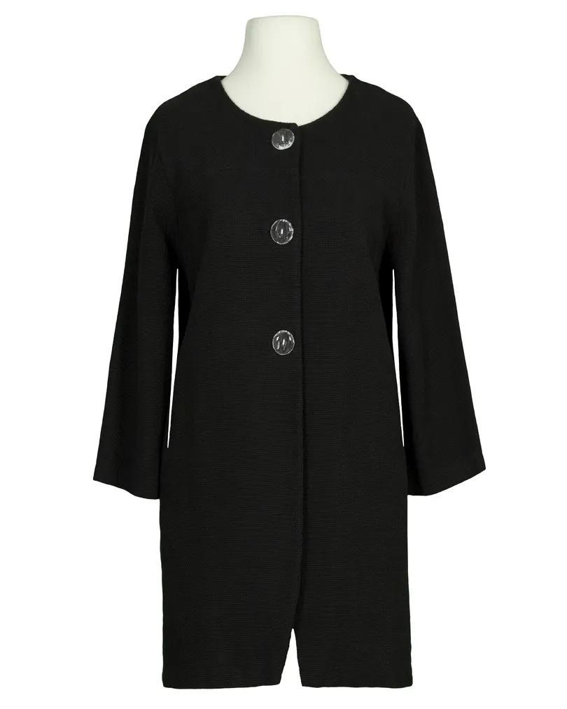 Jacke Baumwolle in  schwarz von Spaziodonna (Bild 1)