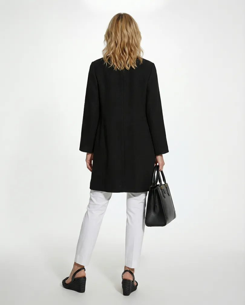 Jacke Baumwolle in  schwarz von Spaziodonna (Bild 5)