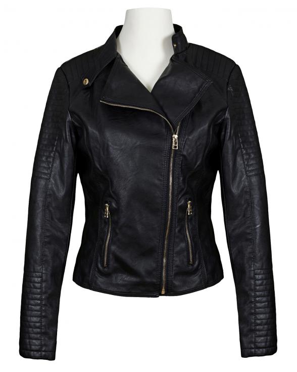 Jacke Bikerstil in  schwarz von Jophy & Co (Bild 1)