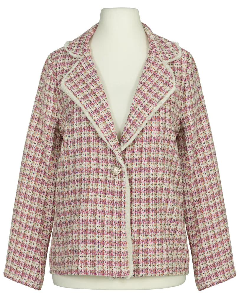 Jacke im Blazer Stil in  pink von Made in Italy (Bild 1)