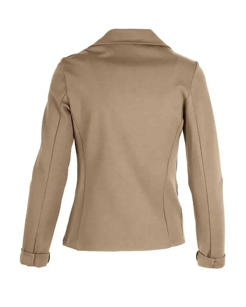 Jersey Blazer tailliert in  camel von fashion made in italy (Bild 2)