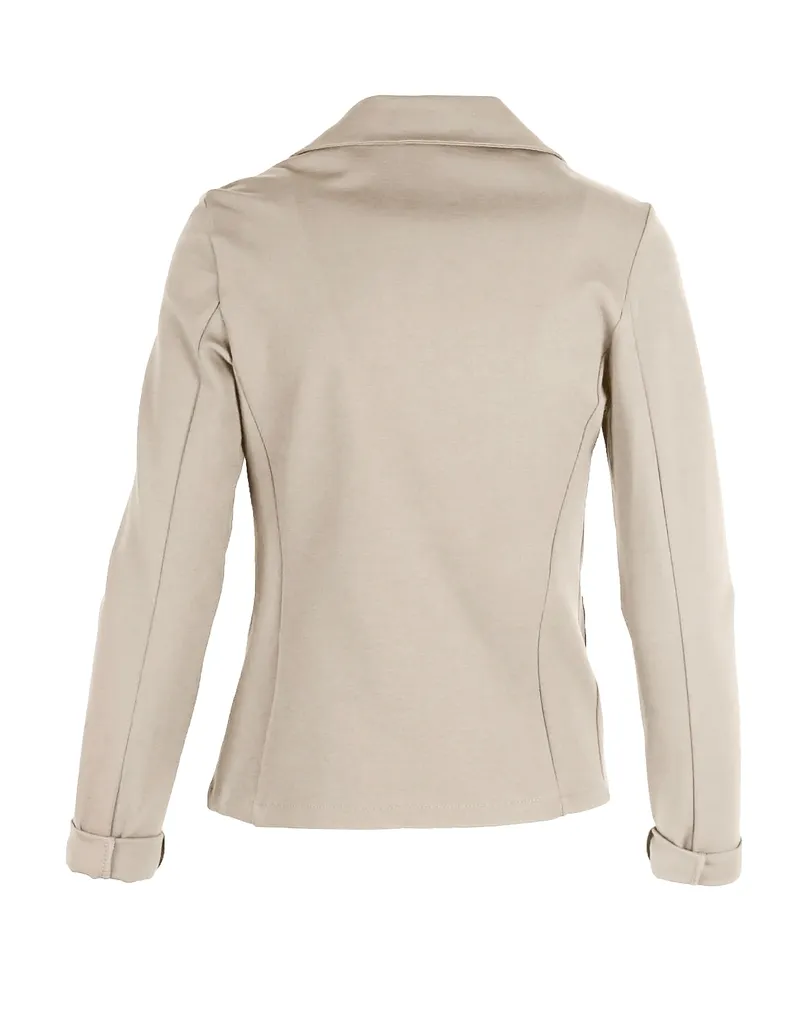 Jersey Blazer tailliert in  sand von fashion made in italy (Bild 2)