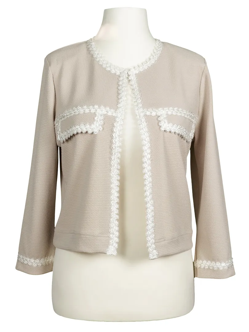 Jersey Jacke in  beige von Lady Lot Paris (Bild 1)