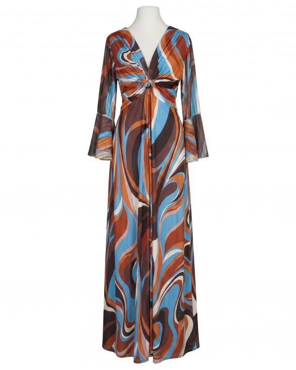 Jersey Kleid in braun von Made in France