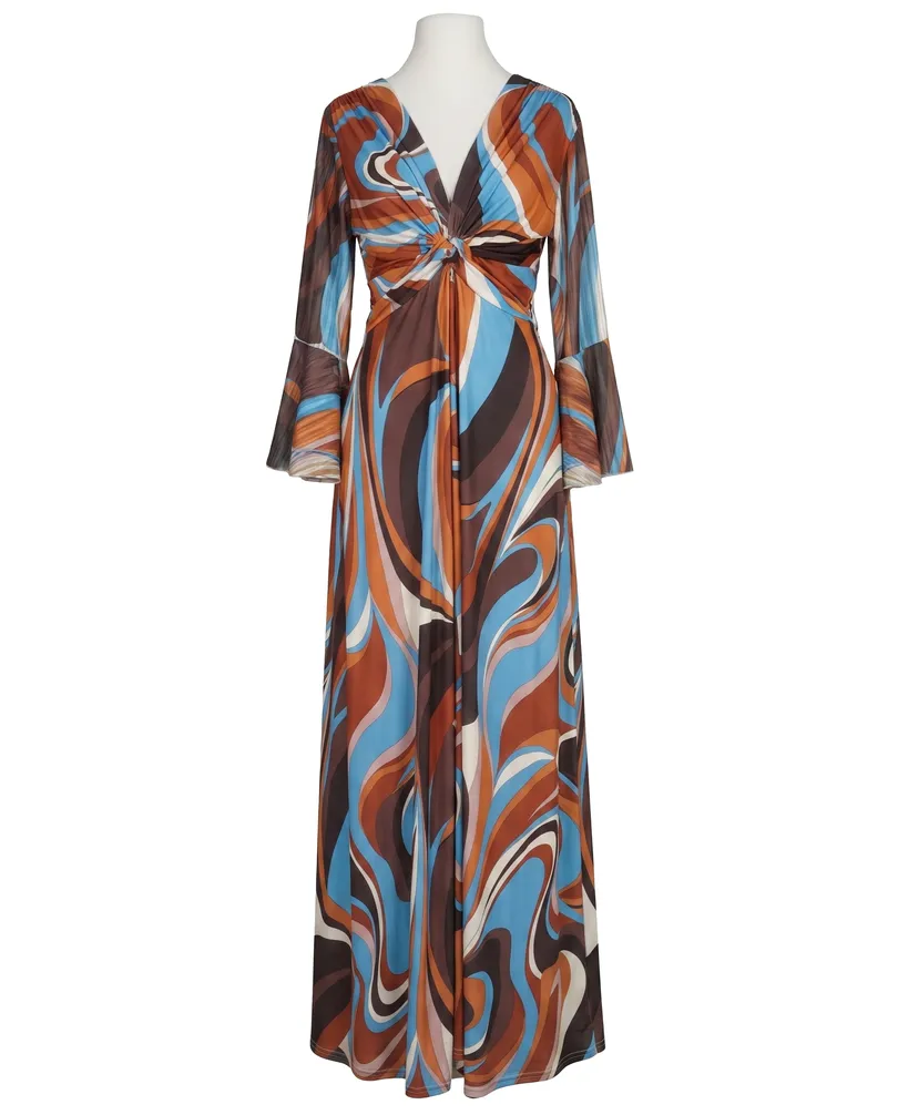 Jersey Kleid in  braun von Made in France (Bild 1)