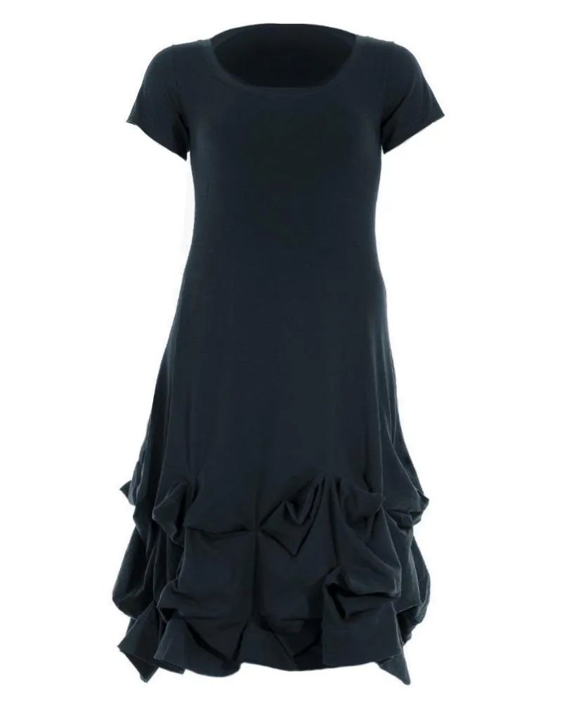 Jersey Kleid Baumwolle in  schwarz von FASHION (Bild 1)