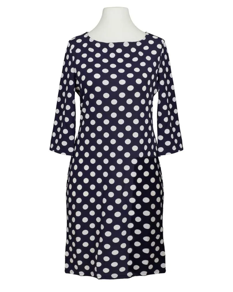 Jersey Kleid Punkte in  blau von Made in Italy (Bild 1)