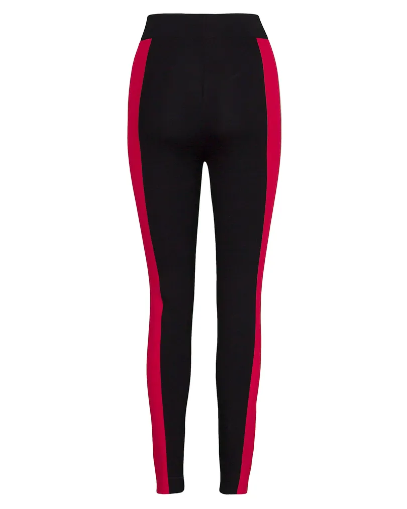 Jersey Leggings mit Streifen in  schwarz von Made in Italy (Bild 2)