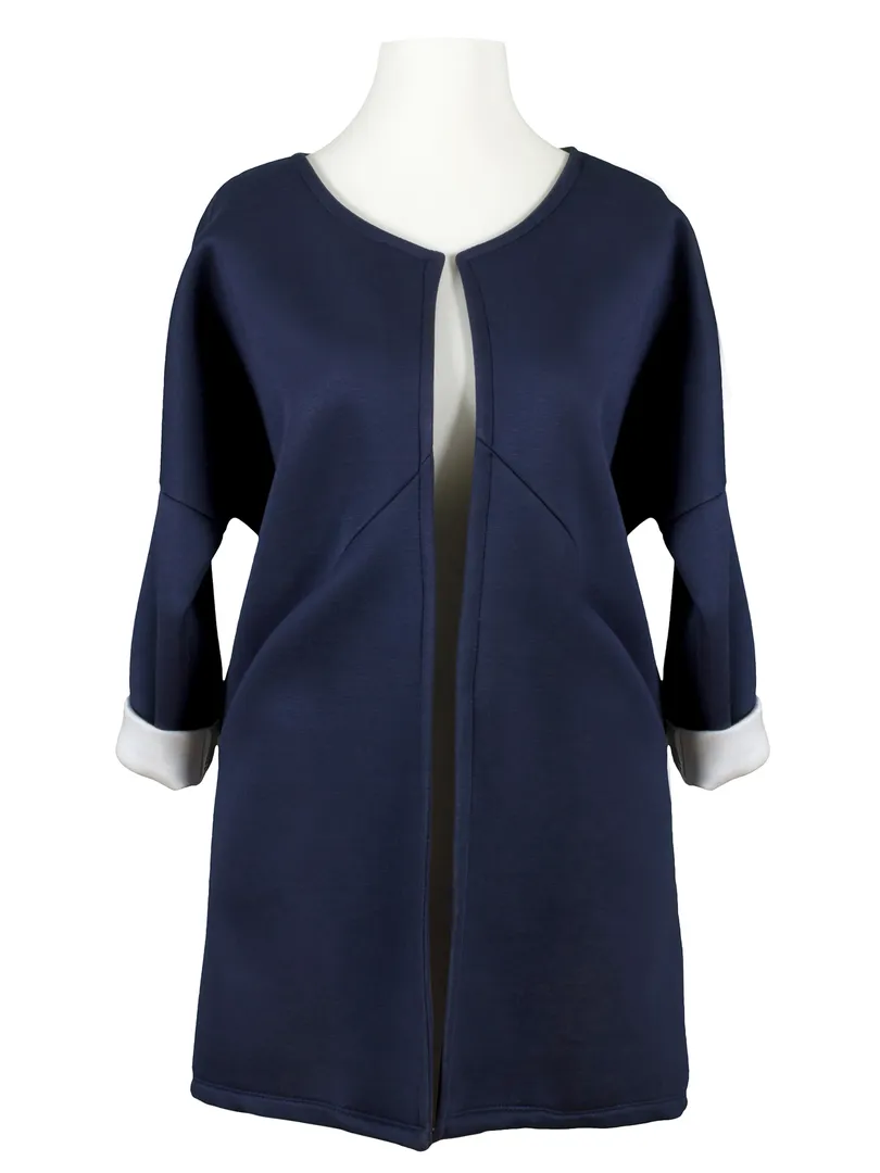 Jerseyjacke in  blau von Spaziodonna (Bild 1)