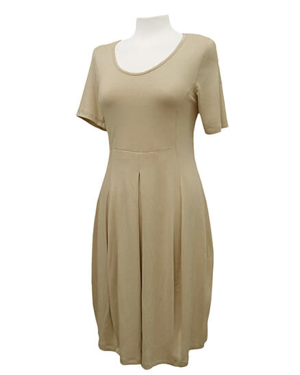 Jerseykleid Halbarm in  sand von RESTART (Bild 1)