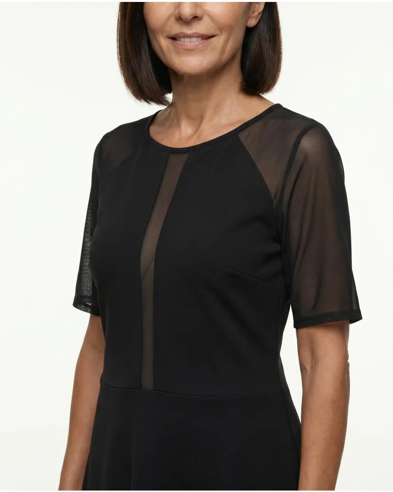 Jerseykleid A-Linie in  schwarz von esperance Paris (Bild 5)