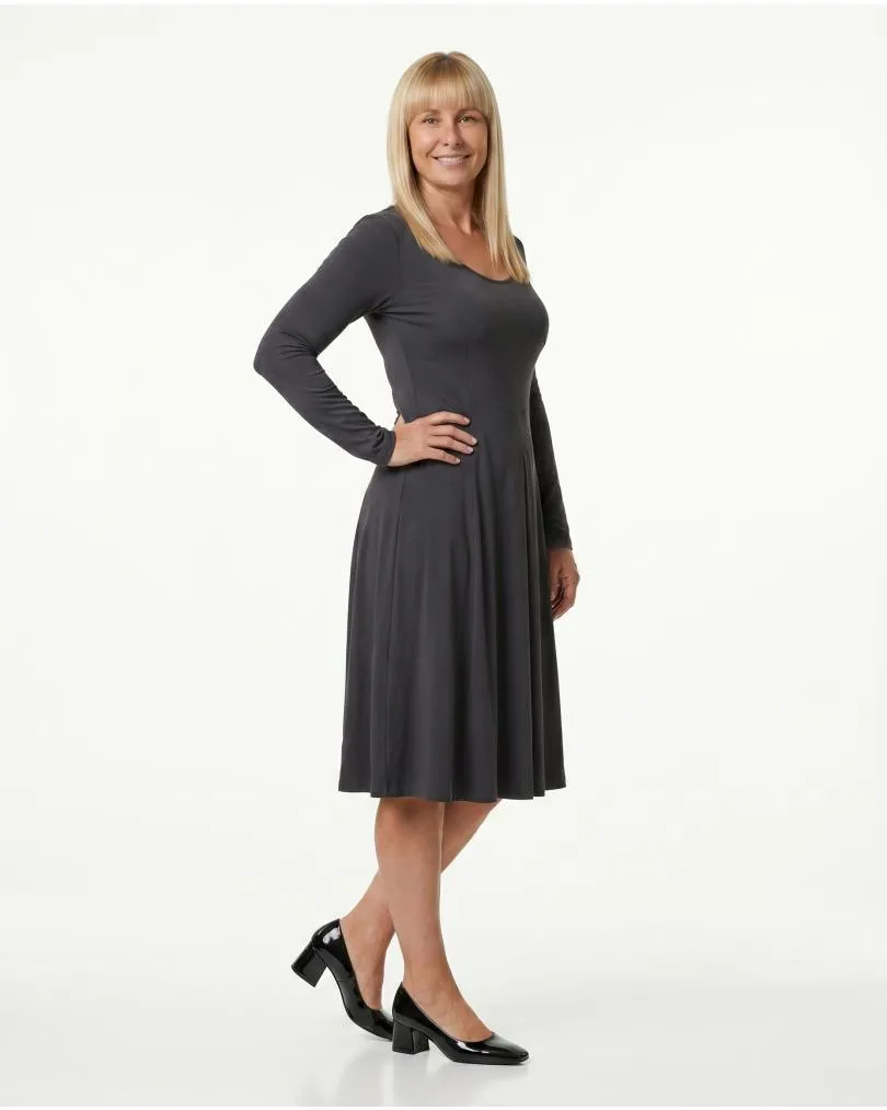 Jerseykleid Ballonform in  grau von RESTART (Bild 3)