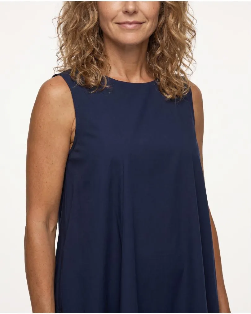 Jerseykleid Ballonschnitt in  blau von Made in Italy (Bild 4)