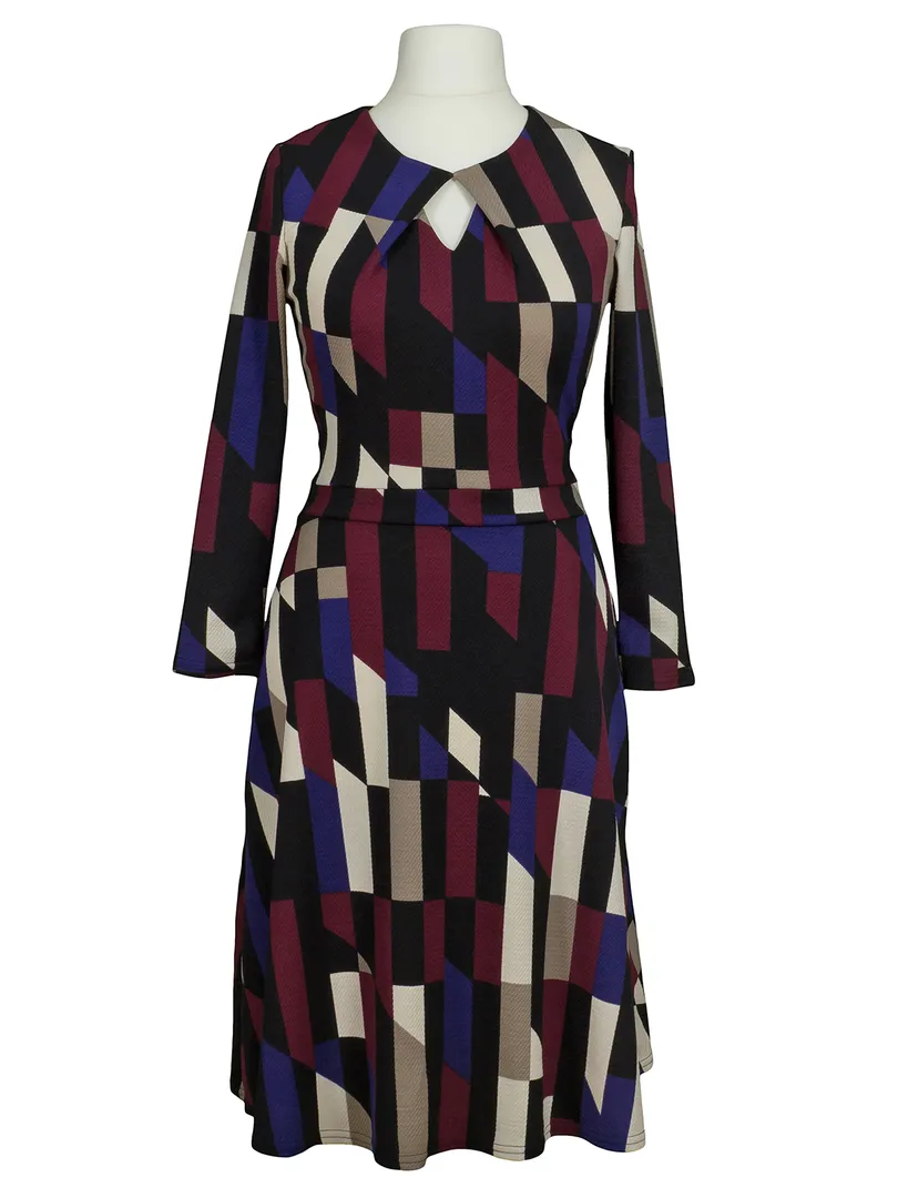 Jerseykleid Grafik in schwarz von Egerie Paris