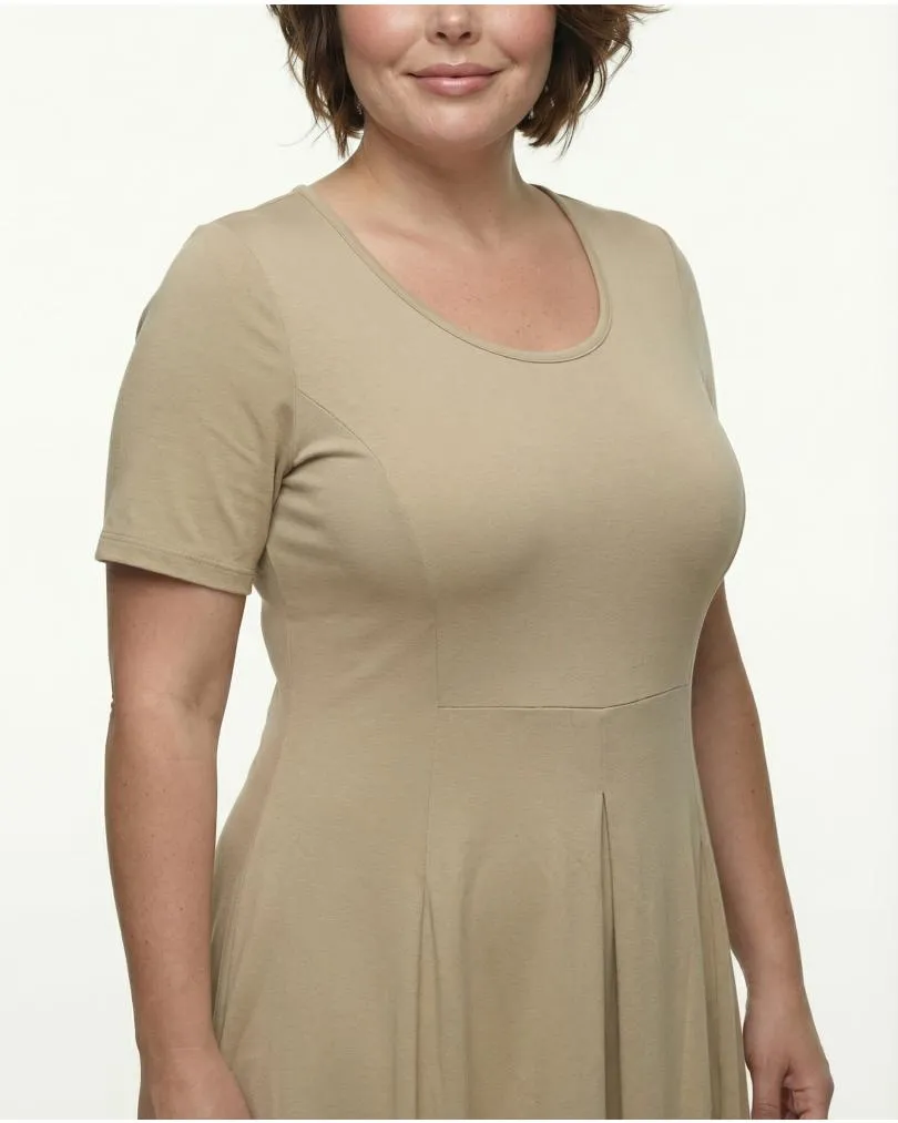 Jerseykleid Halbarm in  sand von RESTART (Bild 3)