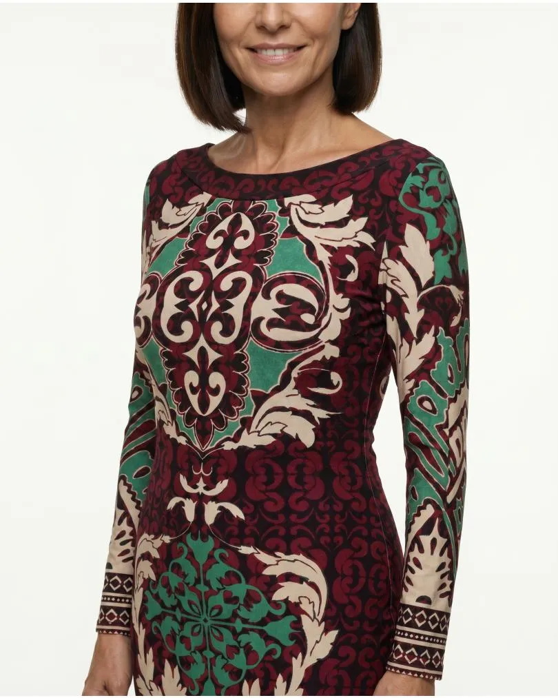 Jerseykleid Ornamentprint in  bunt von Luxe (Bild 5)