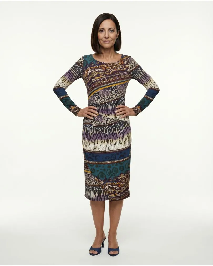 Jerseykleid Print in  bunt von Maille Demoiselle (Bild 5)