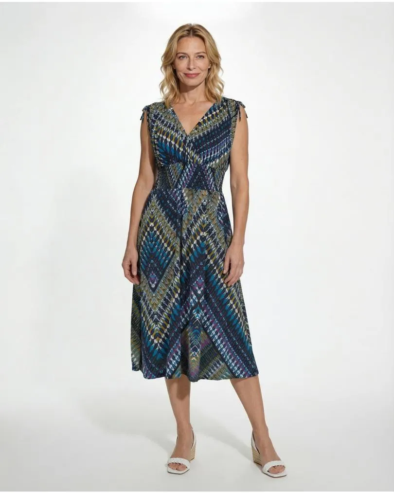 Jerseykleid Print in  dunkelblau von Diana (Bild 3)