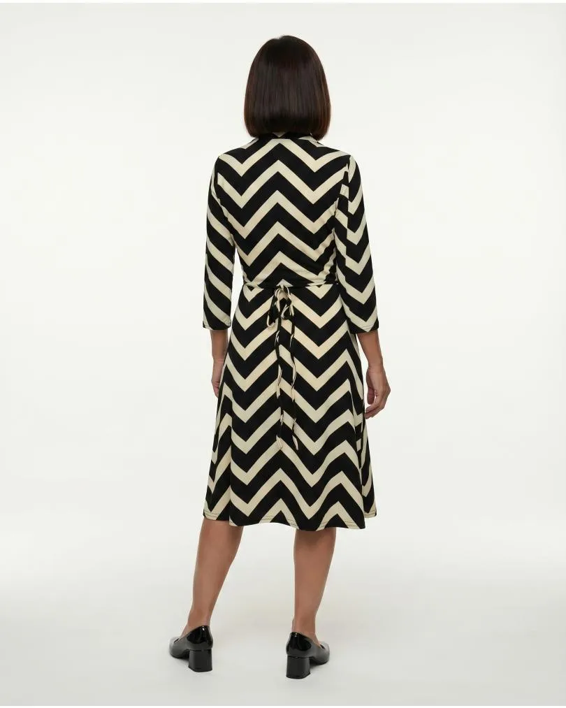 Jerseykleid Streifen in  schwarz von Fifilles Paris (Bild 5)