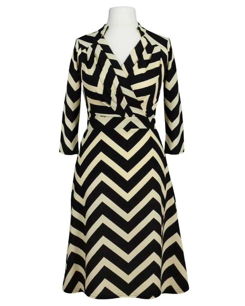 Jerseykleid Streifen in  schwarz von Fifilles Paris (Bild 1)