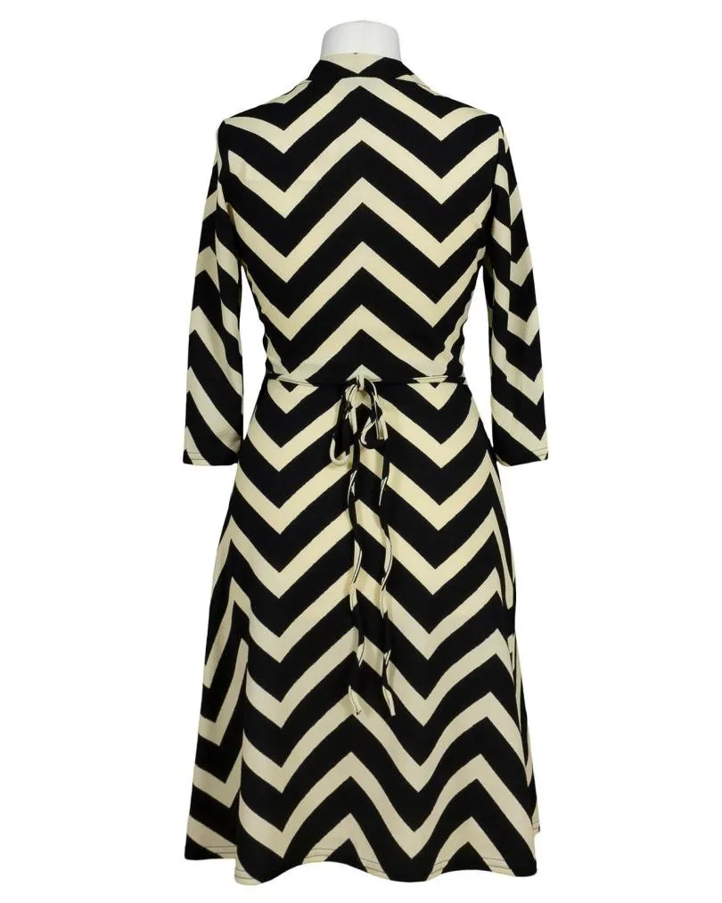 Jerseykleid Streifen in  schwarz von Fifilles Paris (Bild 2)