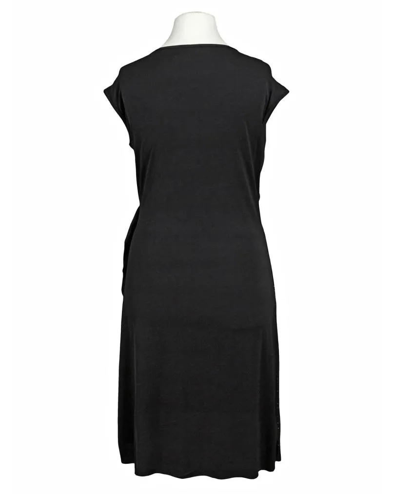 Jerseykleid Wickeloptik in  schwarz von esperance Paris (Bild 3)